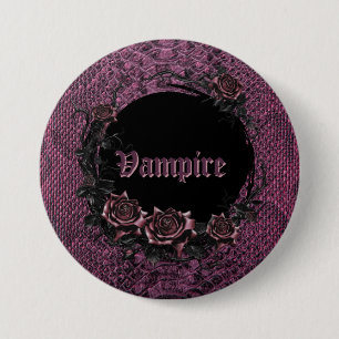Badge Rond 7,6 Cm Halloween éffrayant vampire