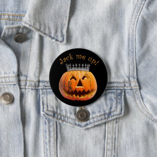 Badge Rond 7,6 Cm Halloween "Jack Me Up"