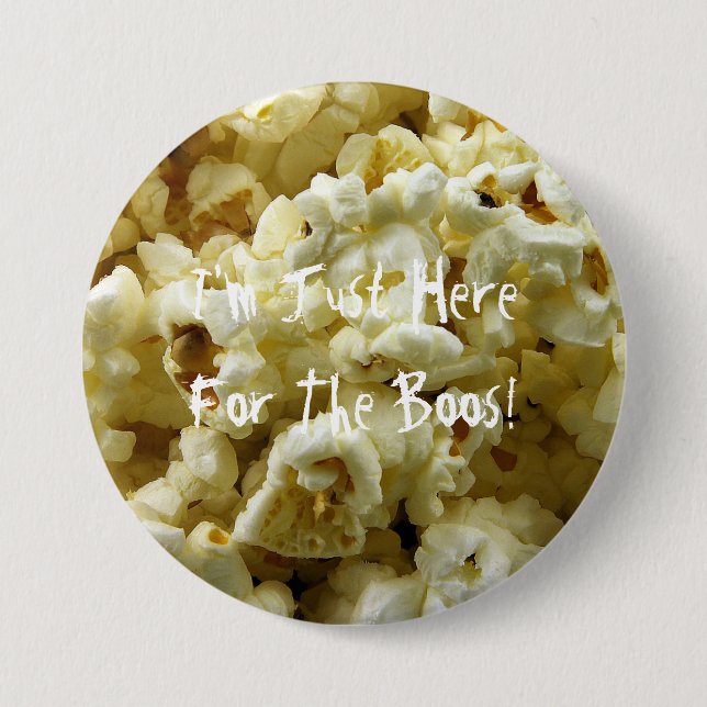Badge Rond 7,6 Cm Halloween pop-corn (Devant)
