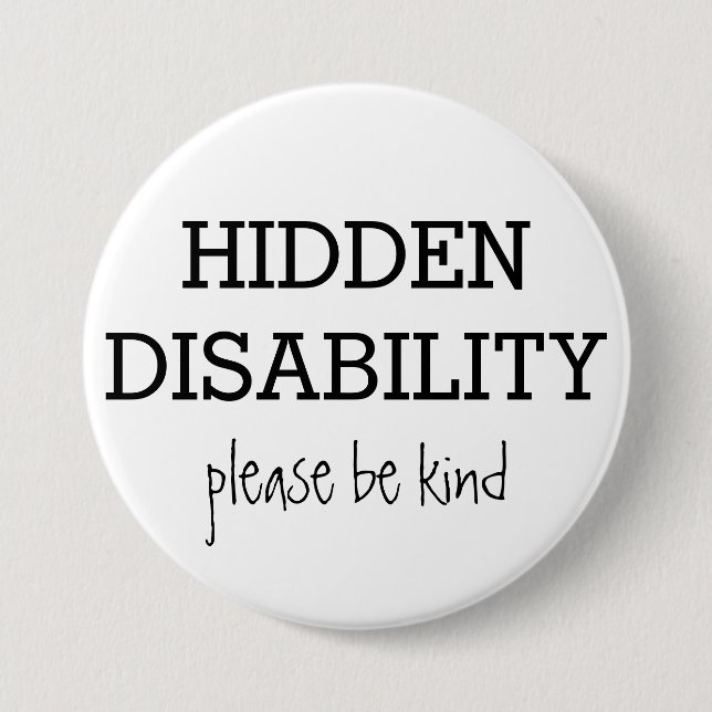 Badge Rond 7,6 Cm Handicap Personnalisé (Devant)