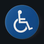 Badge Rond 7,6 Cm Handicapé<br><div class="desc">Handicapés,  Désactivés</div>