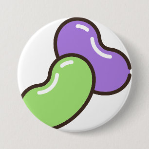 Badge Rond 7,6 Cm haricots