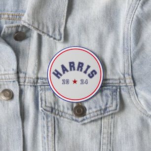 Badge Rond 7,6 Cm Harris 2024 Athletic Word Art