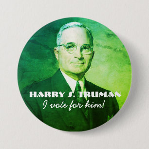 Badge Rond 7,6 Cm Harry S. Truman