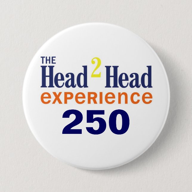 Badge Rond 7,6 Cm Head2Head 250 (Devant)