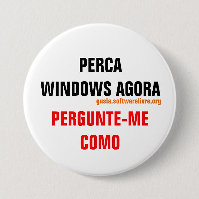 Badge Rond 7,6 Cm Herbalinux (Devant)