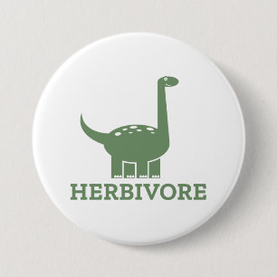 Badge Rond 7,6 Cm Herbivore