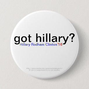 Badge Rond 7,6 Cm hillary obtenue ? Hillary Rodham Clinton '16