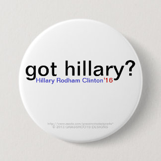 Badge Rond 7,6 Cm hillary obtenue ? Hillary Rodham Clinton '16