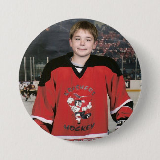 Badge Rond 7,6 Cm Hockey de la Jordanie 06