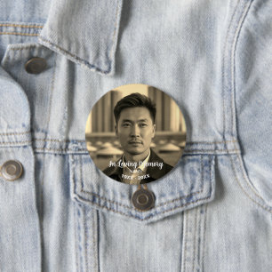 Badge Rond 7,6 Cm Hommage mémorial personnalisé de photo personnalis