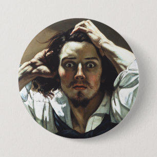 Badge Rond 7,6 Cm Homme désespéré