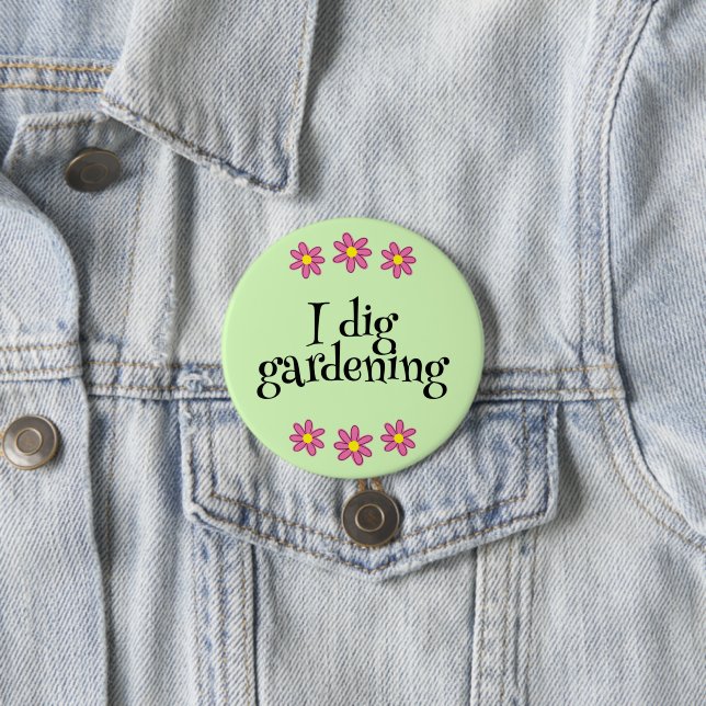 Badge Rond 7,6 Cm I Creg Gardening (En situation)
