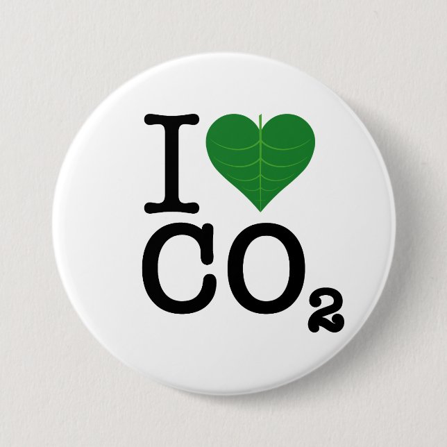 Badge Rond 7,6 Cm I Heart CO2 (Devant)