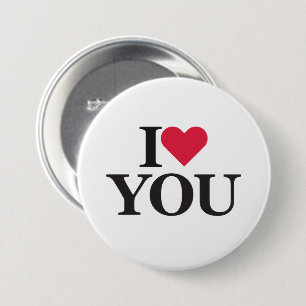Badge Rond 7,6 Cm I Loton You Button Pin - Cadeau romantique, mignon