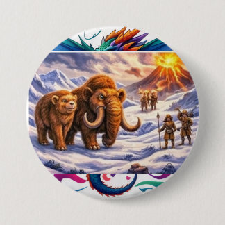Badge Rond 7,6 Cm Ice age Encounter 