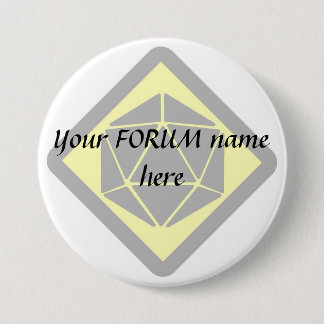 Badge Rond 7,6 Cm Identification Stink5. Bouton