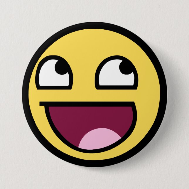 Badge Rond 7,6 Cm Impressionnant (Devant)