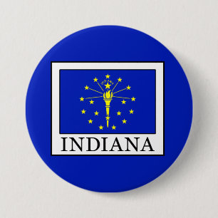 Badge Rond 7,6 Cm Indiana
