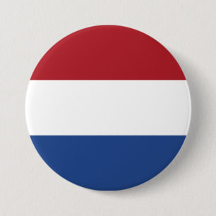 Badge Rond 7,6 Cm Indicateur Pays-Bas