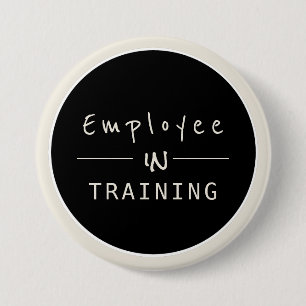 Badge Rond 7,6 Cm Industrie de l'entreprise Nouveaux employés embau