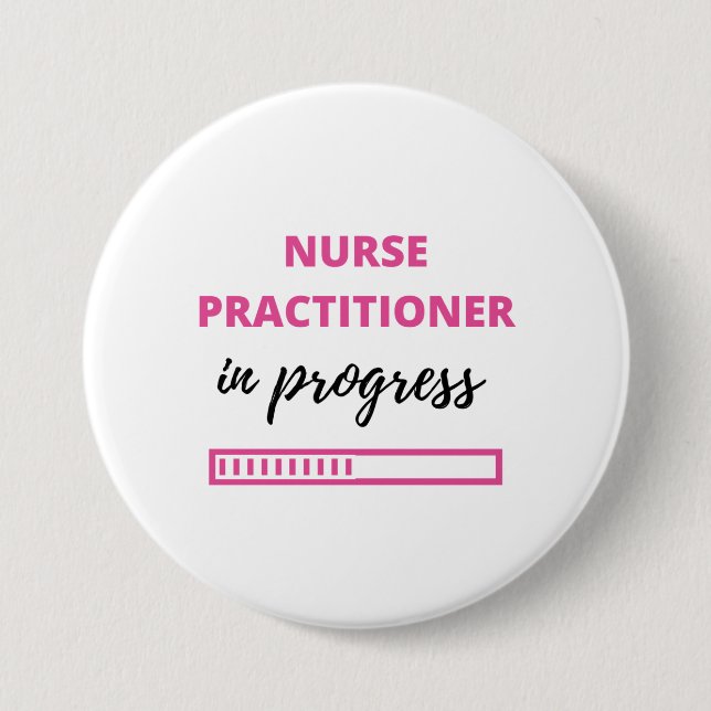 Badge Rond 7,6 Cm Infirmière Praticien En Cours 2 (Devant)