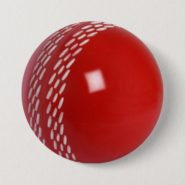 Badge Rond 7,6 Cm Insigne de boule de cricket (Devant)