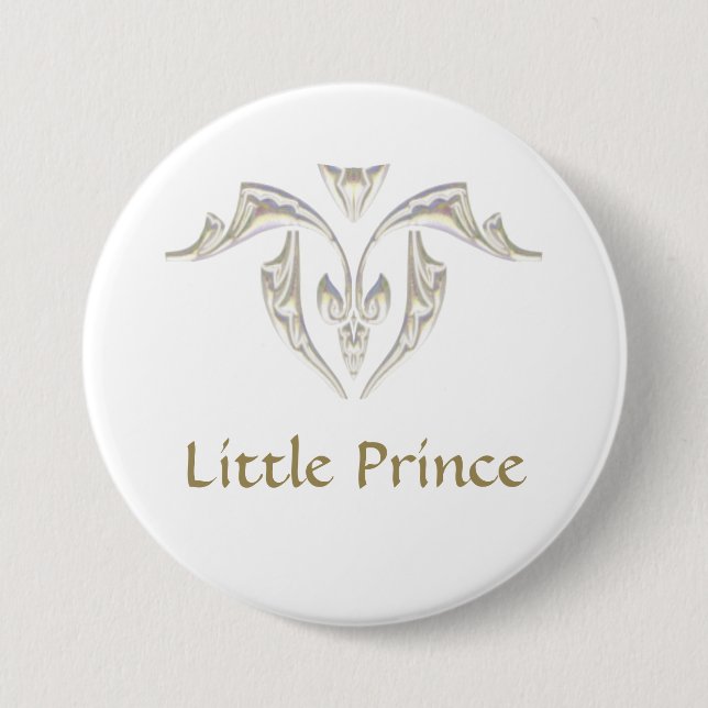 Badge Rond 7,6 Cm Insigne de bouton - petit prince (Devant)