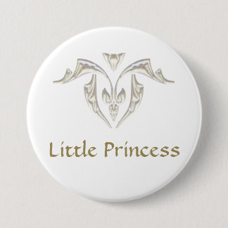 Badge Rond 7,6 Cm Insigne de bouton - petite princesse