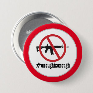 Badge Rond 7,6 Cm Interdire AR-15 Suffit