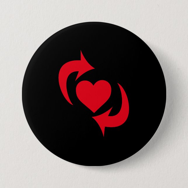 Badge Rond 7,6 Cm Interrupteur (Devant)