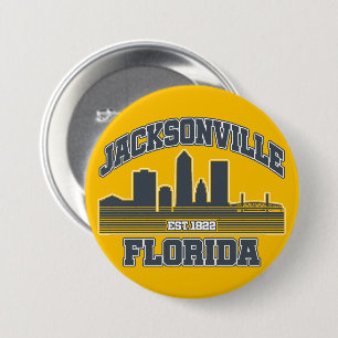 Badge Rond 7,6 Cm Jacksonville, Floride