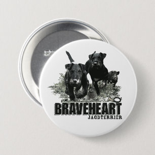 Badge Rond 7,6 Cm Jagdterrier