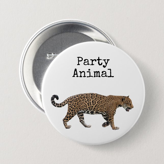 Badge Rond 7,6 Cm Jaguar (Devant & derrière)