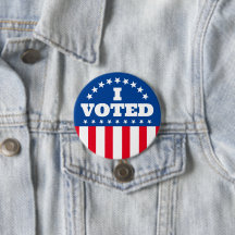 J'ai voté l'élection du bouton drapeau