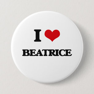 Badge Rond 7,6 Cm J'aime Béatrice