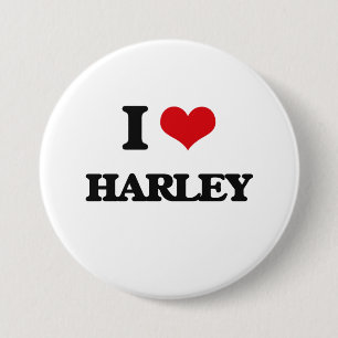 Badge Rond 7,6 Cm J'aime Harley