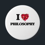 Badge Rond 7,6 Cm J'aime la philosophie<br><div class="desc">Utilisez l'outil de recherche à mon magasin pour trouver d'autres marchandises de philosophie. J'aime des produits de philosophie disponibles sur des T-shirts, des sweatshirts, des chemises d'enfants, des onsies infantiles, des autocollants, le magnet, et beaucoup plus d'habillement de philosophie entièrement personnalisable selon vos caractéristiques. Si vous aimez ce que vous...</div>