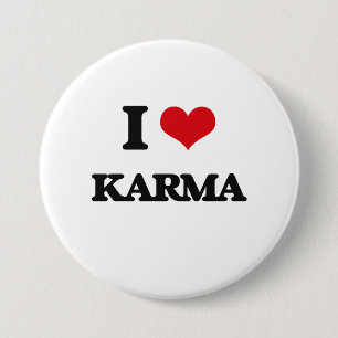 Badge Rond 7,6 Cm J'aime le karma