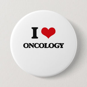 Badge Rond 7,6 Cm J'aime l'oncologie
