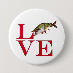 Badge Rond 7,6 Cm J'aime Muskie