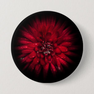 Badge Rond 7,6 Cm Jardin Fleurs No 45 Version de flux couleur