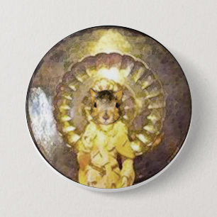 Badge Rond 7,6 Cm JE bouton de perle