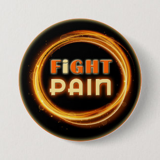 Badge Rond 7,6 Cm Je combats la douleur