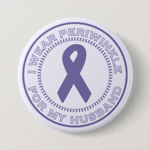 Badge Rond 7,6 Cm Je porte le bigorneau pour mon mari