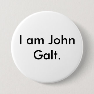 Badge Rond 7,6 Cm Je suis John Galt.