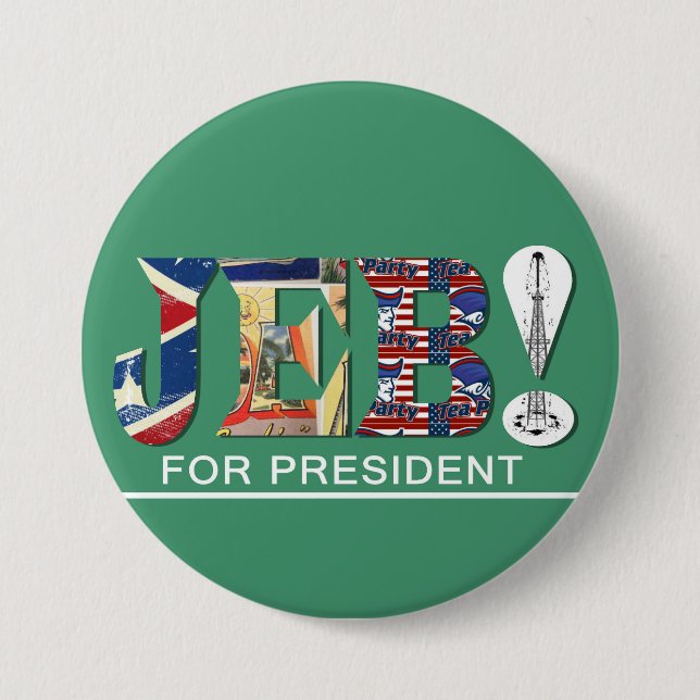 BADGE ROND 7,6 CM JEB ! (Devant)