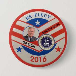 Badge Rond 7,6 Cm Jeb Bush 2016