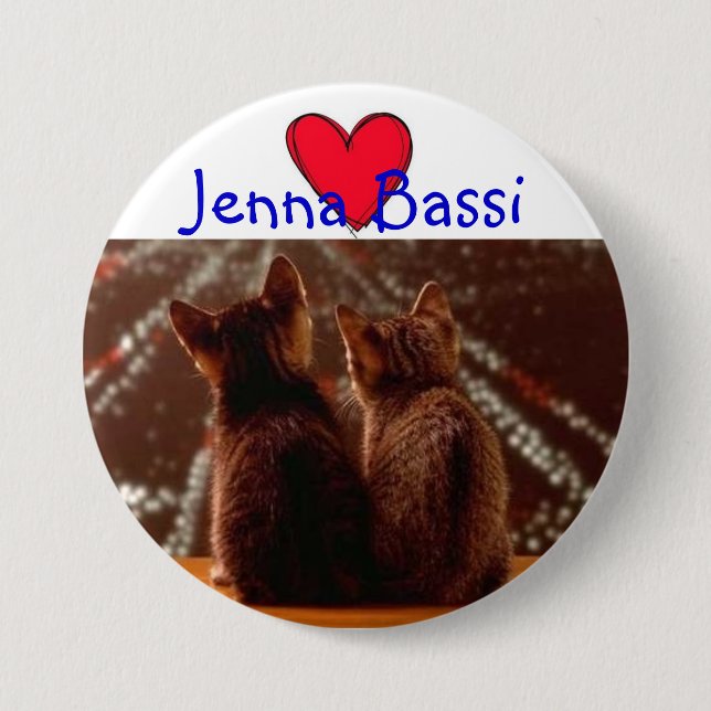 Badge Rond 7,6 Cm Jenna Bassi (Devant)