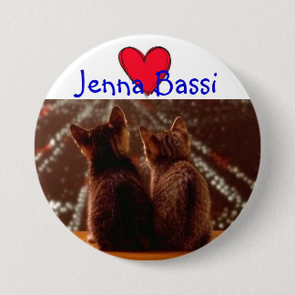 Badge Rond 7,6 Cm Jenna Bassi